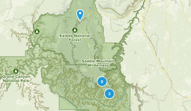 North Rim Map
