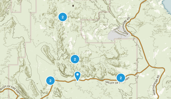 Valley of Fire Map