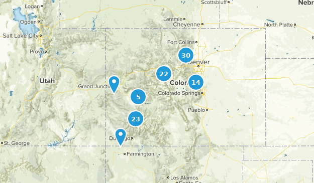 Colorful Colorado Map