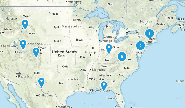 USA High Points Map
