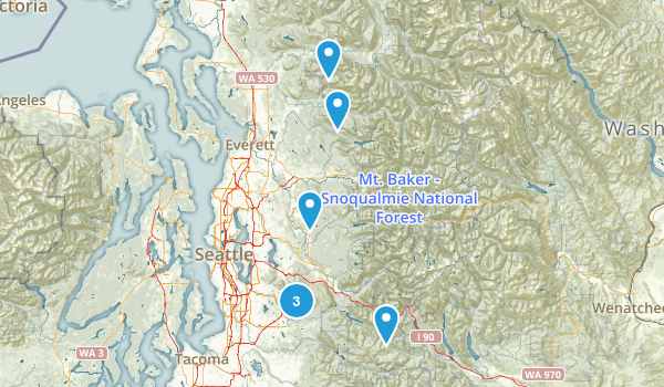 May Hikes Map