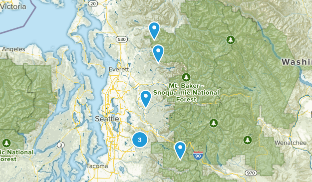May Hikes Map