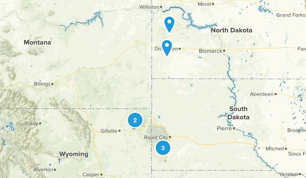 vacation hikes Map