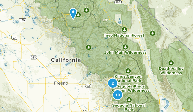 SEKI NP Map