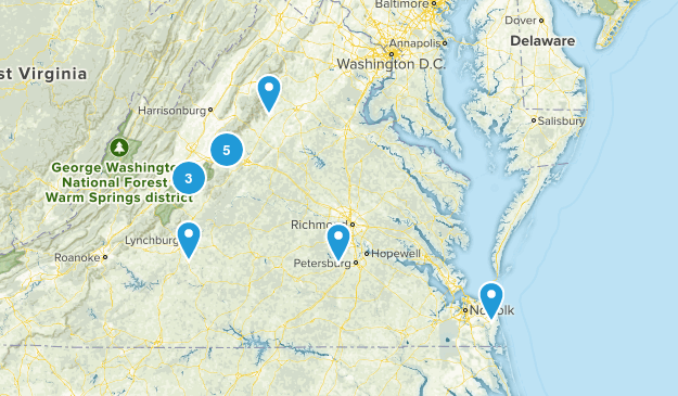 Must hike Map