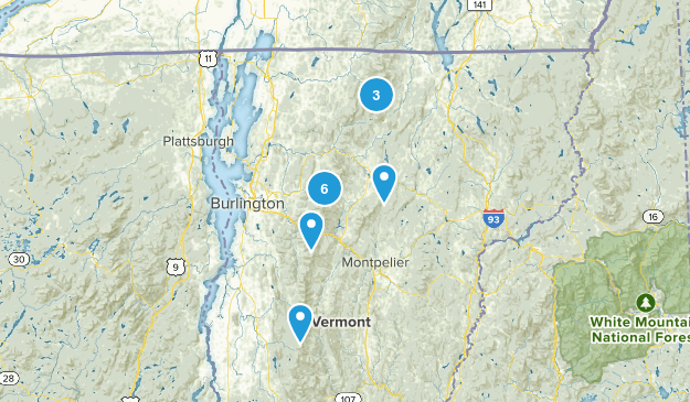 Trails to hike Map