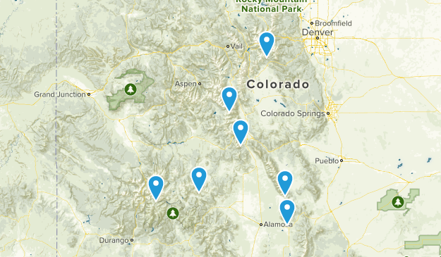 14ers Map