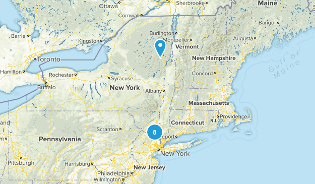 Hudson Highlands - NY Map