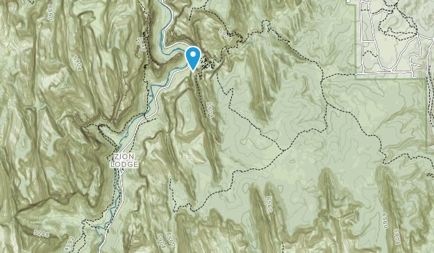 Zion NP Map