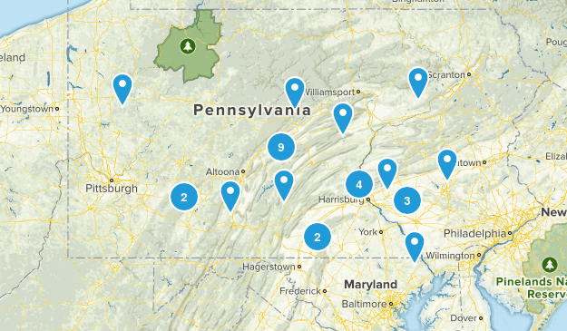 Central PA Map