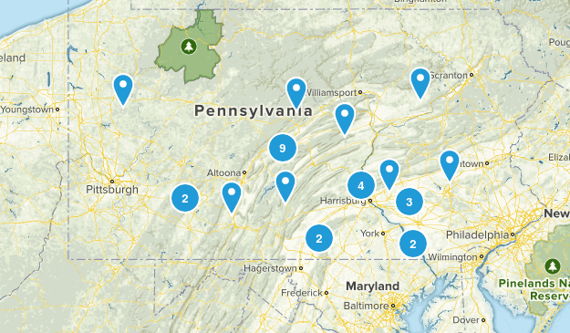 Central PA Map
