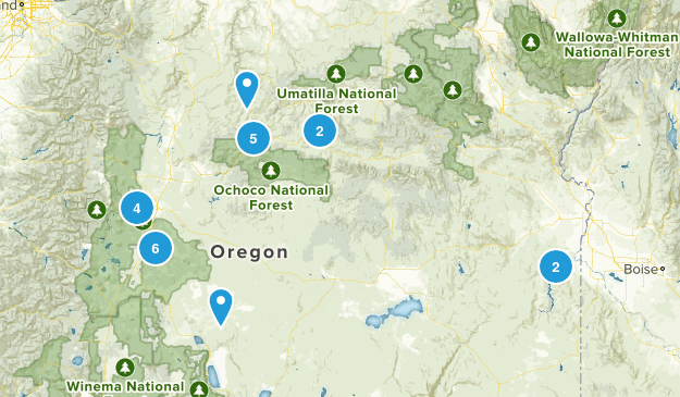 eastern oregon Map