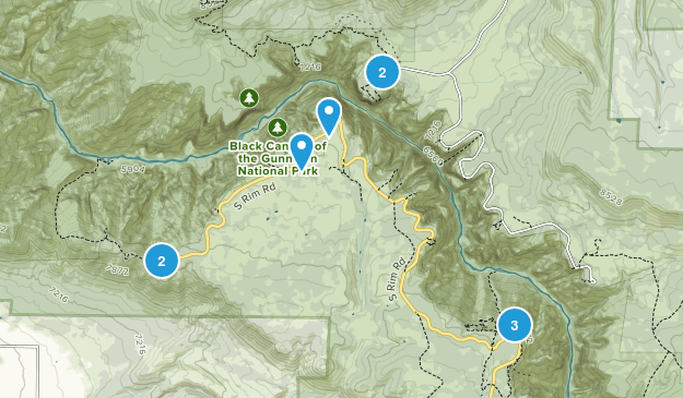 Black Canyon NP Map
