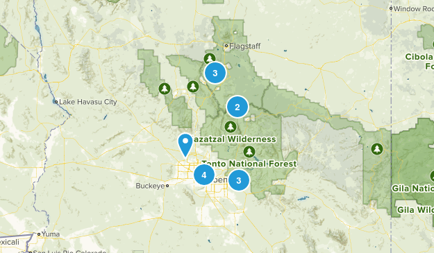 12 Hike Challenge Map