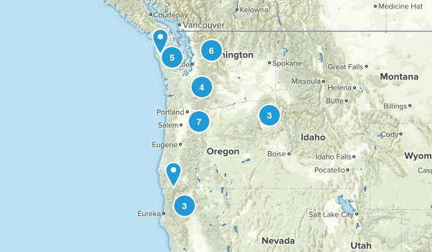 Backpacking Map