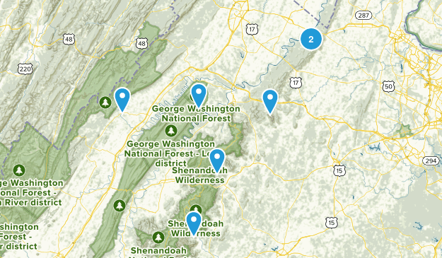 T&C Hikes Map