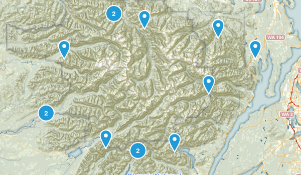 Olympic NP Trails Map