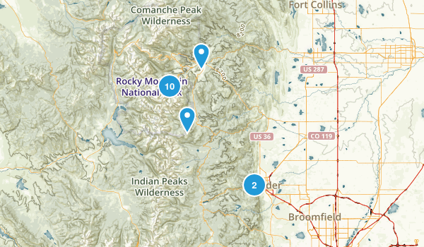 CO - RMNP Map