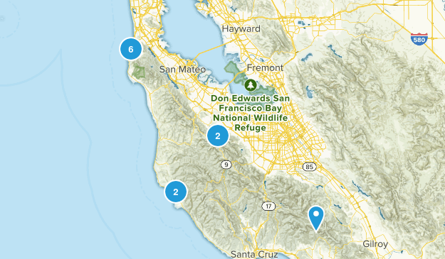 weekend hikes Map