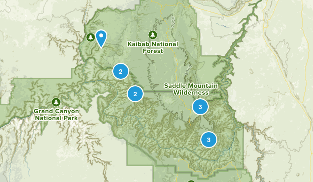 North Rim Map