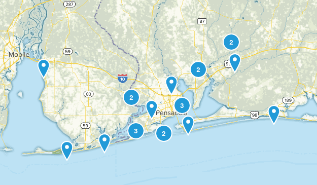 Pensacola Area Wish List Map