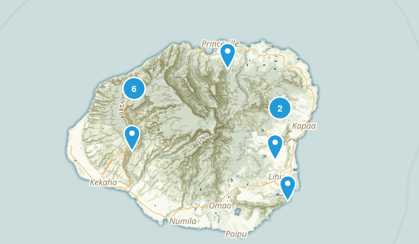 Kauai Map