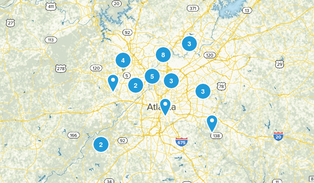 GA - Atlanta Metro Map