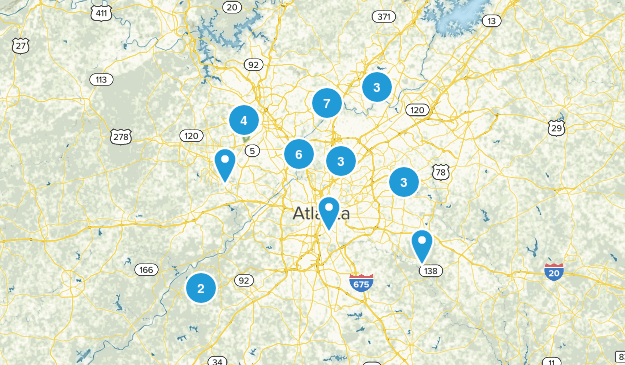 GA - Atlanta Metro Map