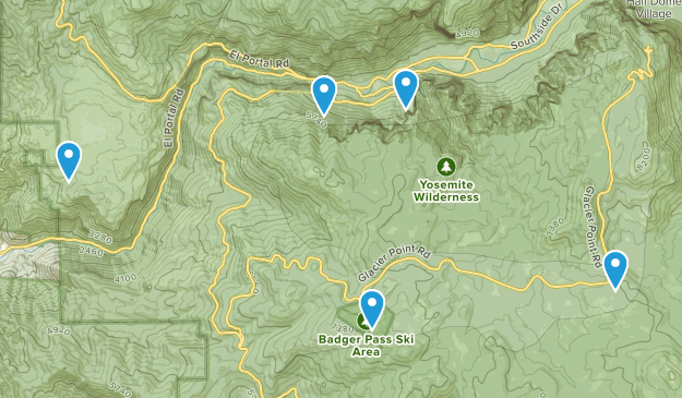 Yosemite 2017 Map