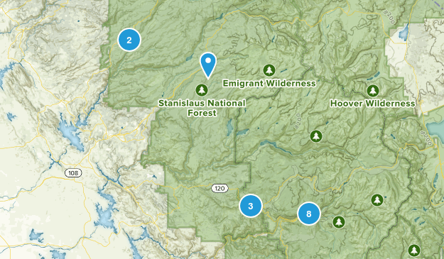 Yosemite Trip Map
