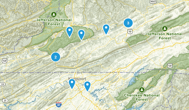 week 1 and 2 beginner trails Map