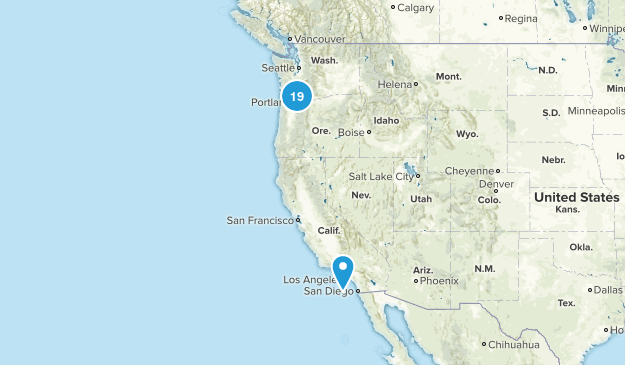 Completed Hikes Map