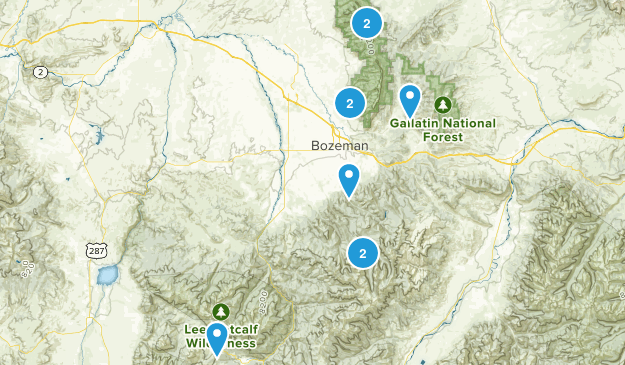 Summer Hikes Map