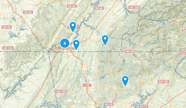 Chatt To-Hike Map