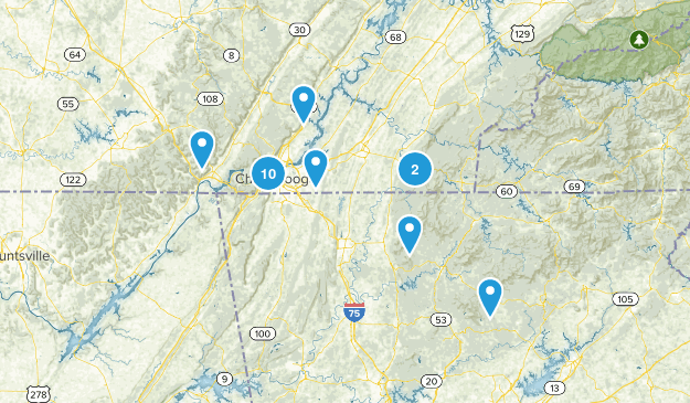 Chatt To-Hike Map