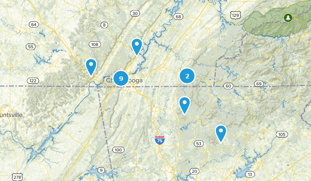 Chatt To-Hike Map