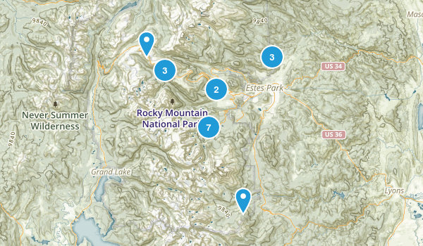 Rocky Mtn CO Map