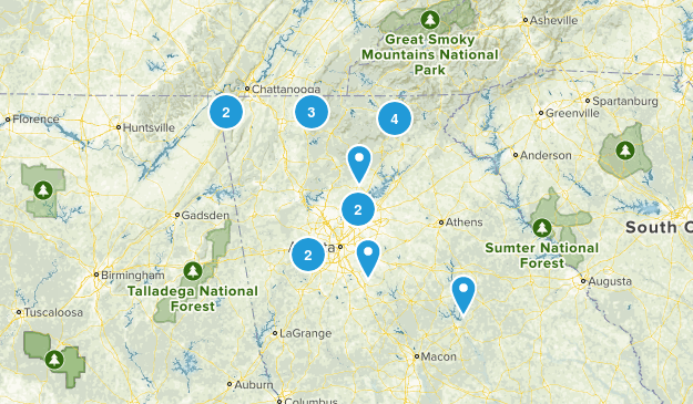 Explore Georgia Map