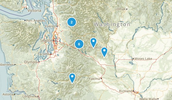 Katherine Hikes Map