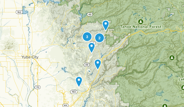 nevada city Map