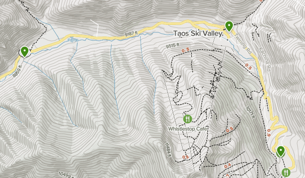 Taos Ski Valley Elevation Map Taos Ski Valley | List | Alltrails