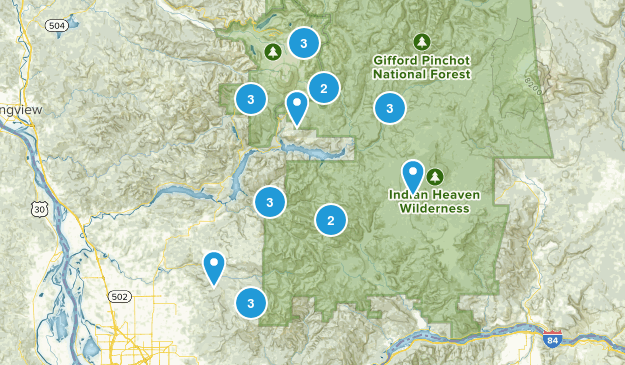 Mt. St. Helens Map