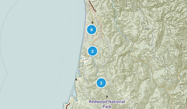 Redwoods Map