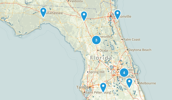 Hiking options Map