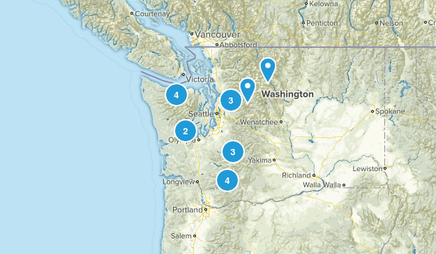 super easy walks view points Map