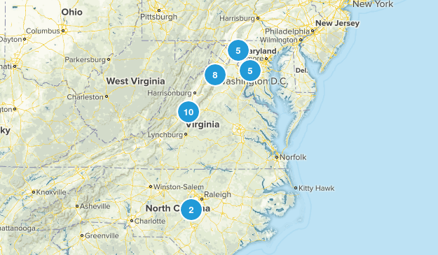 New Hikes Map