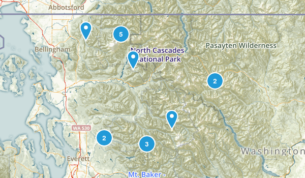 north cascades Map