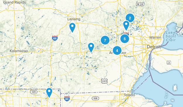 Local Training Hikes Map