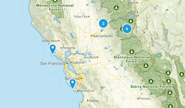 Hikes I want to do Map