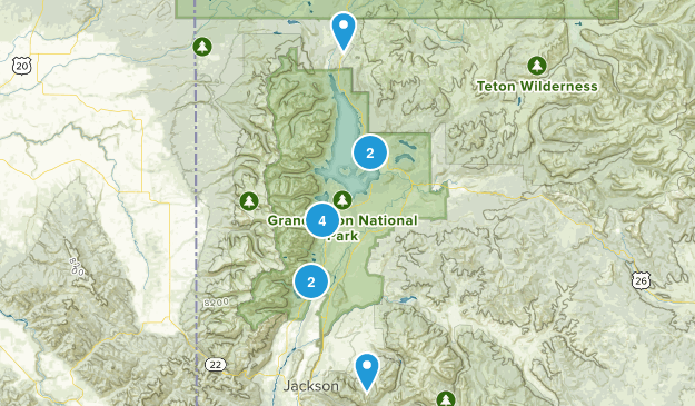 Grand Tetons Map